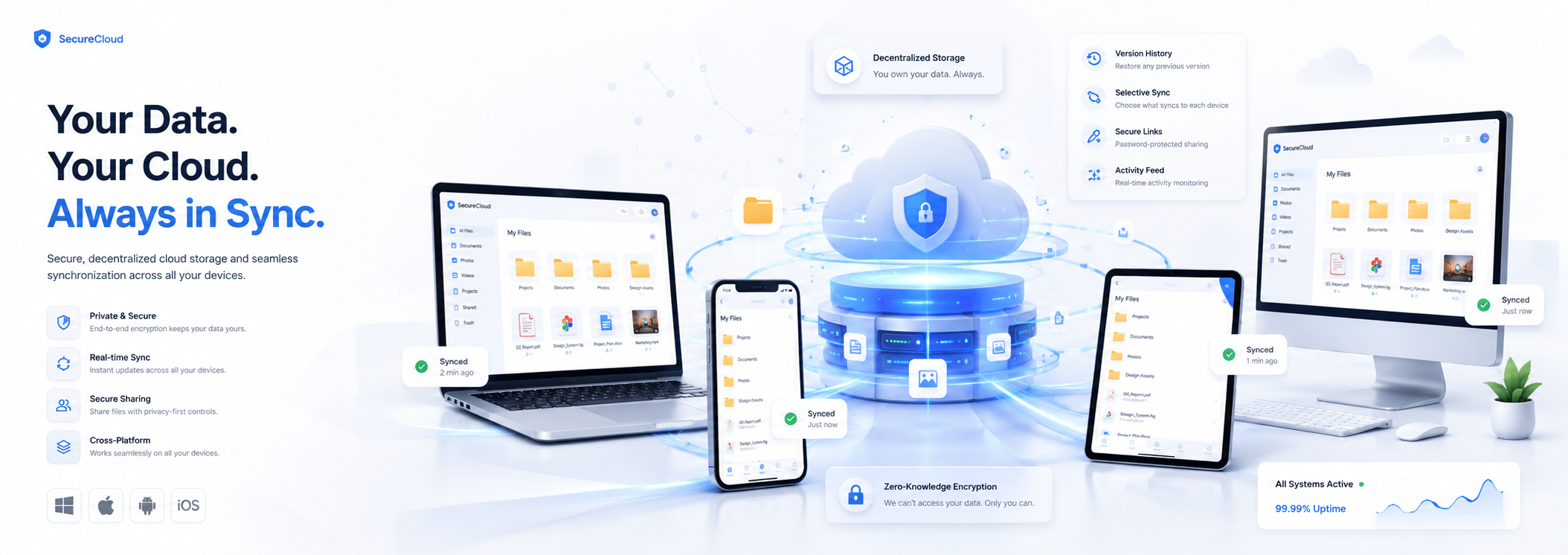 SILO Drive syncing files across devices